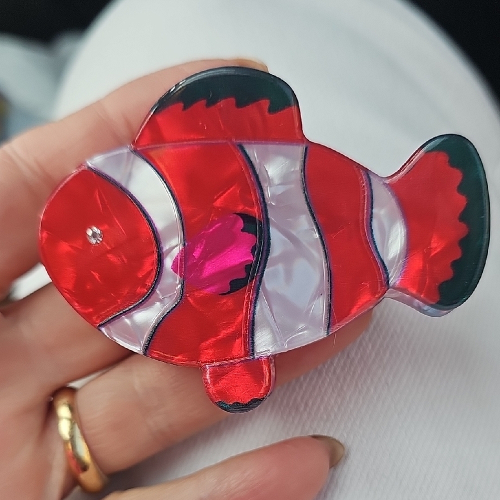 Colorful Fish Hair Clips Set - Picture 2 of 13